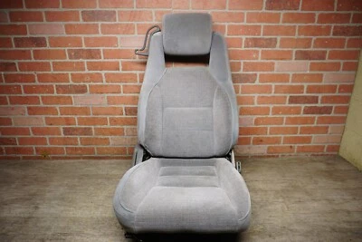 GRAY 1990 TOYOTA SUPRA FRONT RIGHT PASSENGER SEAT TRACK CUSHION HEADREST OEM - Image 1 of 4