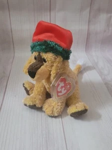 Ty Beanie Babies Jingle Pup Dog 2001 Holiday Stuffed Animal - Picture 1 of 9