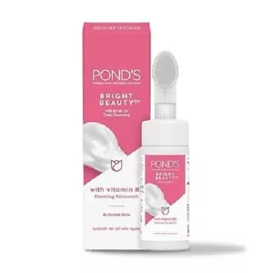 Pond's Bright Beauty Foaming Brush Facewash for Glowing Skin, Deep Clean - Picture 1 of 3