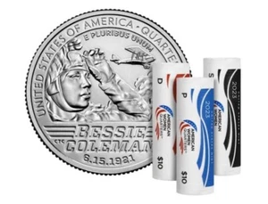 2023 PDS Set ~ American Women Qtr Series ~ Bessie Coleman *SOLD OUT AT US MINT* - Bild 1 von 1