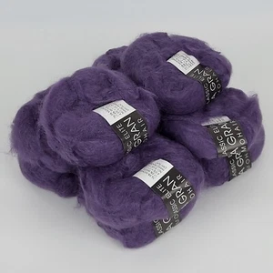 Classic Elite La Gran 10 x Dark Purple 6554 Mohair Wool Yarn 90 Yds 1.5 Oz Skein - Picture 1 of 1