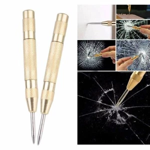 2tlg Automatik Körner Selbstschlagender Spitz Stahl Automatischer Ankörner Punch - Bild 1 von 11
