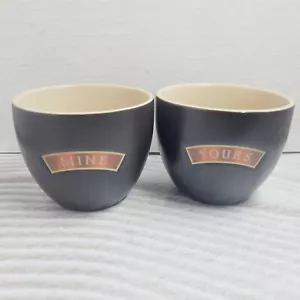 Bailey's Irish Cream -Set of 2Yours & Mine Expresso Coffee Cups Mugs - Picture 1 of 5