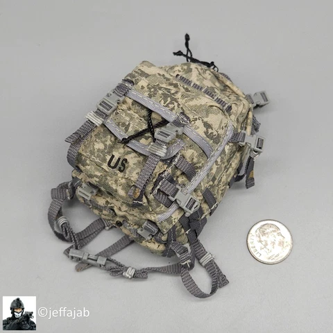 1:6 Wild Work US Army ACU Camo Backpack for 12" Figures Cover