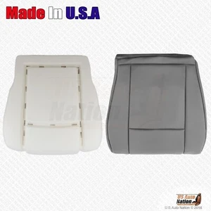 2013 2014 Ford E150 E250 Econoline Van Driver Bottom Vinyl Seat Cover-Foam Gray - Picture 1 of 6