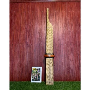 Khaen Bamboo Double Silver Tongue Isan Lao Mouth Organ Musical Key Am Instrument - Picture 1 of 6