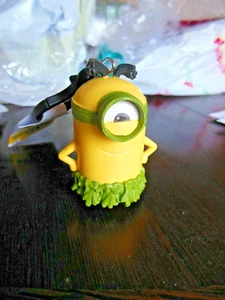 MINION ** (( STUART )) { Keychain}***RUBBER ** 3 - D **Free Shipping** - Picture 1 of 3