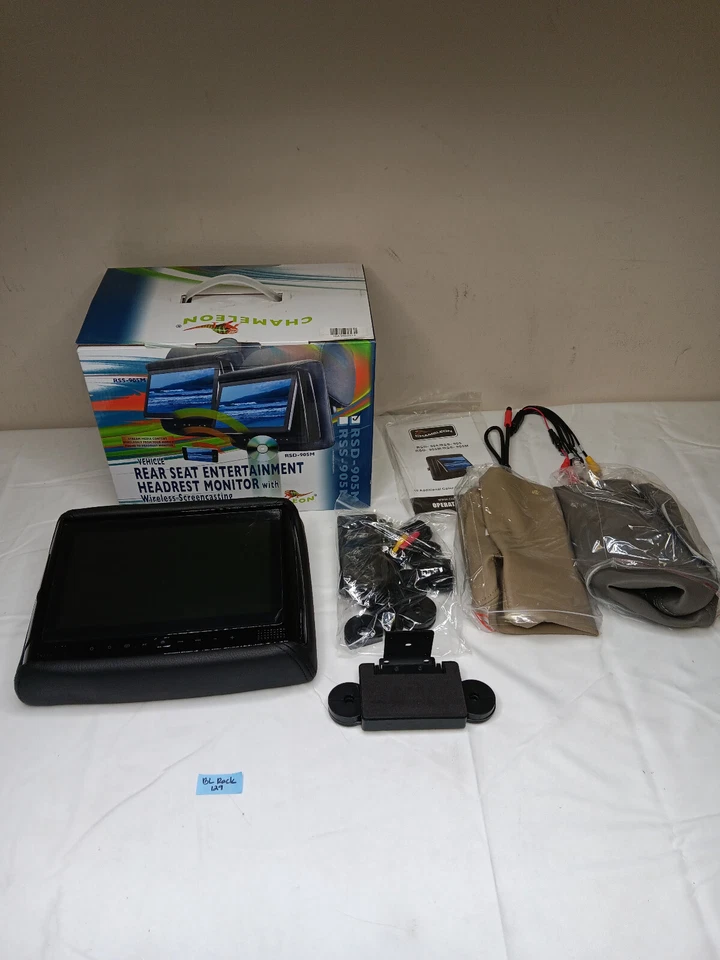 *Read Description* Chamaleon RSD-905M Rear seat Entertainment Headrest DVD 9'' - Image 1 of 4