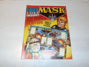 MASK Comic - No 15 - Date 09/05/1987 - UK paper Comic - Centre Poster intact - Imagen 1 de 6