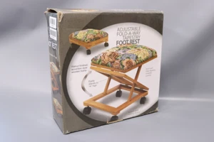 Footrest Adjustable Fold-A-Way Tapestry - Picture 1 of 4