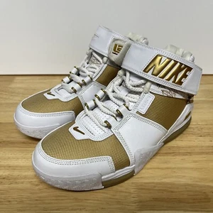 Nike LeBron 2 Retro 'Maccabi' Men's Shoes White-Metallic Gold DJ4892-100 - Picture 1 of 9