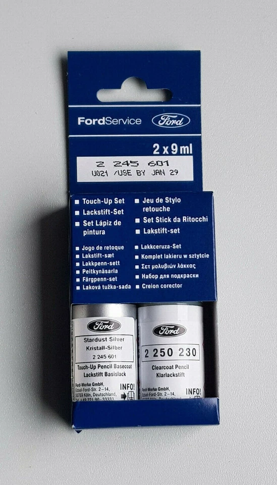 (1075€/1L) Original Ford Lackstift Kristall Silber Lack Stift Pinsel 2595193 - Bild 1 von 1