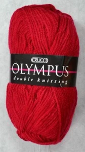 Crucci Olympus Knitting Yarn 100% Acrylic 8 Ply, 100g Ball #869 CHERRY - Imagen 1 de 1
