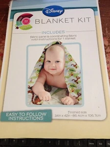 Creative Cuts DISNEY WINNIE THE POOH Blanket Kit & Coordinating Fabric 34" x 42" - Picture 1 of 2