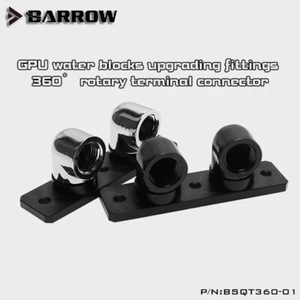 Barrow G1/4" 360 Rotating Bridge Fitting For GPU Water Block Upgrade Connecting - Picture 1 of 14