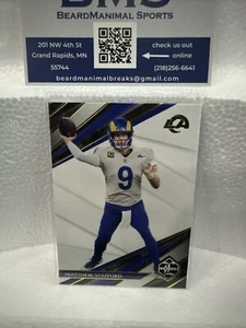 MATTHEW STAFFORD 2021 PANINI LIMITIERT - Bild 1 von 1