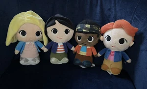 2017 Funko Stranger Things 8" ELEVEN w/ wig, Mike, Lucas, Barb Plush Doll Lot - Picture 1 of 8