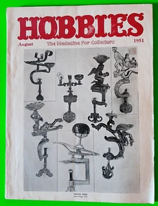 Vintage Hobbies Magazine August 1951 For Collectors - Bild 1 von 2