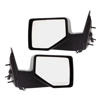 Power Mirror For 2006-2011 Ford Ranger Textured Black Manual Folding Set Of 2 - Image 1 of 4