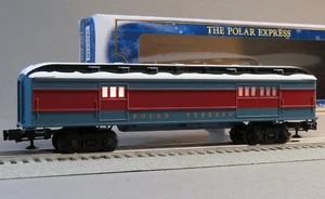 LIONEL POLAR EXPRESS BAGGAGE CAR O GAUGE train passenger snow 6-84605 NEW DESIGN - Picture 1 of 12