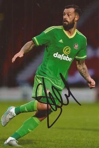 SUNDERLAND: STEVEN FLETCHER SIGNED 6x4 ACTION PHOTO+COA - Picture 1 of 1