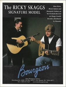 Guitarra acústica Ricky Skaggs Signature Bourgeois anuncio Bryan Sutton - Imagen 1 de 3
