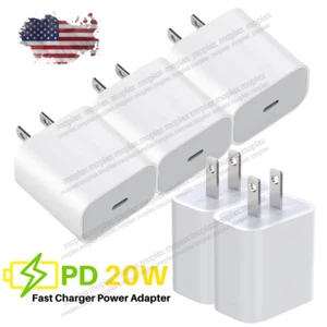 PD 20W USB-C Type C Fast Charger Power Adapter Block For iPhone 16 15 14 13 12 8 - Picture 1 of 13