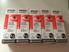 5 x Hylo-Forte Intensive Lubricating Eye Drops 10ml PRESERVATIVE FREE 2/2023