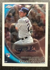 2010 Topps Chrome Rookie Autograph Tyler Colvin #181