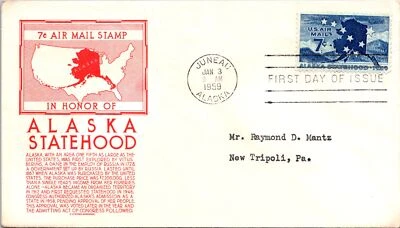 SC #C53 FDC - Anderson Cachet (Red) - Single - F54635 - Image 1 of 2