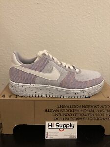 Nike Air Force 1 AF1 Crater Flyknit Wolf Grey Men Sz 8.5 DC4831-002 New