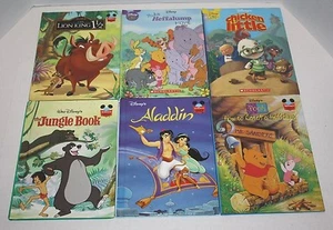 Like NEW - Lot of 11 Disney hardback books - features Nemo, Bambi, Pooh, Aladdin - Bild 1 von 1