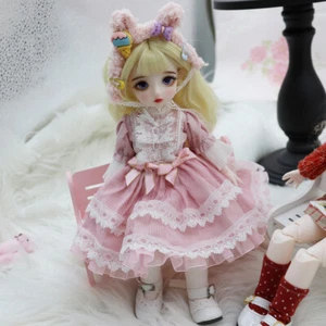 Muñeca BJD de resina 1/6 SD Ball Joint Doll Girl Set completo de regalo con maquillaje facial y ojos - Imagen 1 de 10