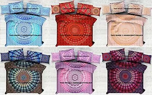 5PC Lote Edredón con Almohada & Fundas Cojín Mandala de India Nórdico Cubierta - Imagen 1 de 12