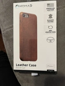 Nomad Modern Leather Folio Case Apple IPhone 7 Pro Max Brown NIB - Zdjęcie 1 z 6