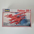 Vintage Revell Fokker DR-1  1984 1:72 Scale Model Kit Complete In Box