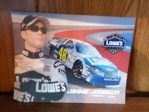 JIMMIE JOHNSON LOWES 8 X 10 PHOTO CARD