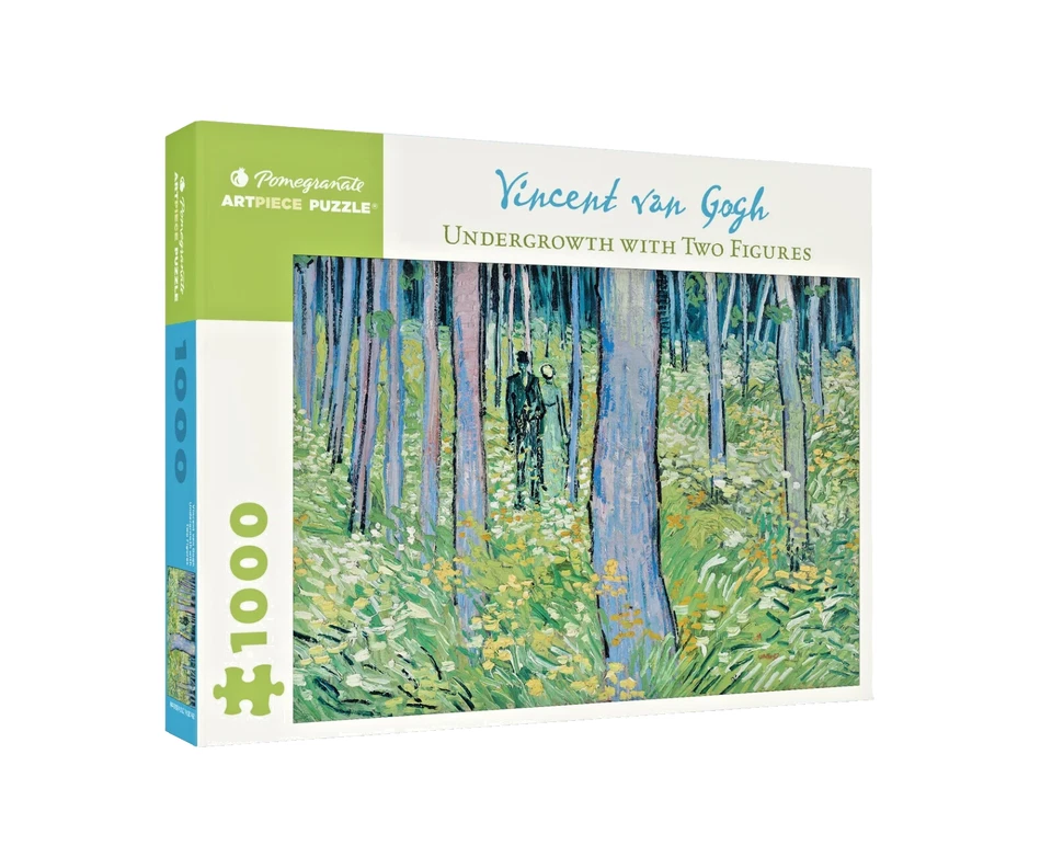 Pomegranate 1000 jigsaw. Undergrowth with Two Figures, Vincent van Gogh - image 1 of 1