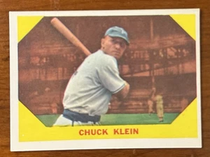 1960 Fleer Baseball CHUCK KLEIN #40 NM HOF - Picture 1 of 2