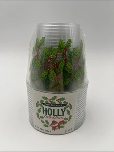 Christmas Holiday Tumblers 20ct - Picture 1 of 4