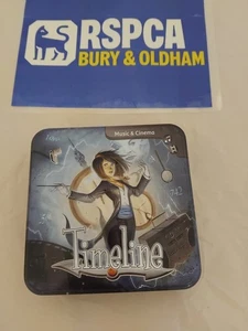 ASMODEE Timeline - Musik & Kino Kartenspiel in Dose 100% komplett in sehr gutem Zustand - Bild 1 von 2