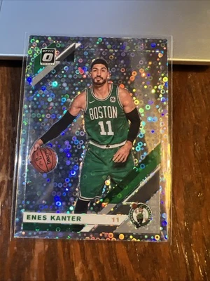 Enes Kanter 2019-2020 Donruss Optic Silver Fast Break Disco Prizm #92 Celtics Foto 1 de 4