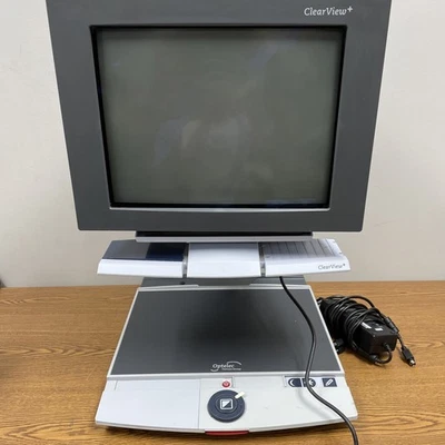 Optelec Clearview Plus CRT 17" Low Vision Magnifier Viewer With Monitor - Image 1 of 4