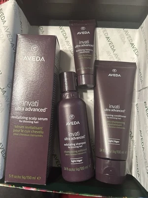 Aveda Invati Advanced Full Size  For Hair~ Shampoo, Conditioner, Revital - Image 1 of 4