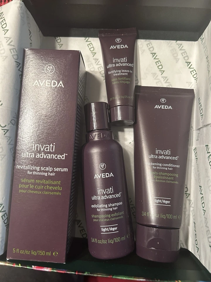 Aveda Invati Advanced Full Size  For Hair~ Shampoo, Conditioner, Revital - Image 1 of 4