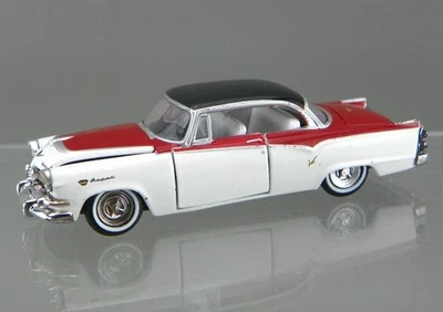 M2 Machines Auto-Thentics R47 Diecast 1/64 White & Red 1955 Dodge Royal Lancer - Image 1 of 4