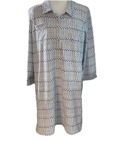 Spartina Kleid Größe XL blau & weiß Strick maritim 3/4 gebraucht, in einwandfreiem Zustand - Bild 1 von 18