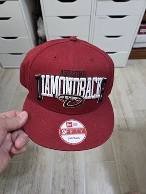 ARIZONA DIAMONBACKS New Era 9fifty Snapback Red Black Baseball Hat Cap NEW - Image 1 of 4