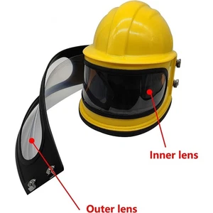 10 Stück PVC Linse für Sandstrahlhelm Schutzschilde für Sandstrahlhelm - Bild 1 von 8