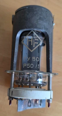1x GU-50/1(ry-50) Röhre & 1 PLK-50MD Sockel, Sammlungsauflösung, ALLES muss RAUS - Bild 1 von 4